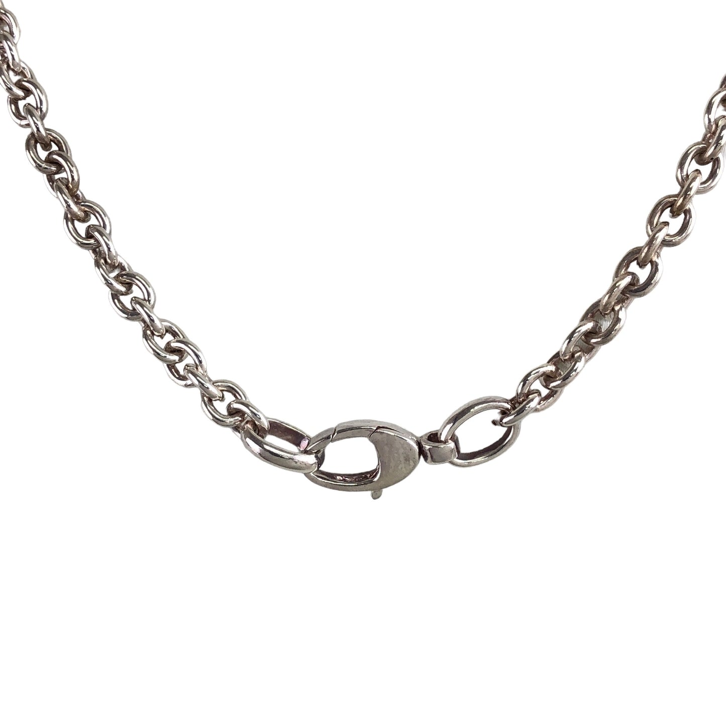 GUCCI Interlocking Necklace Silver Vintage se2ct2