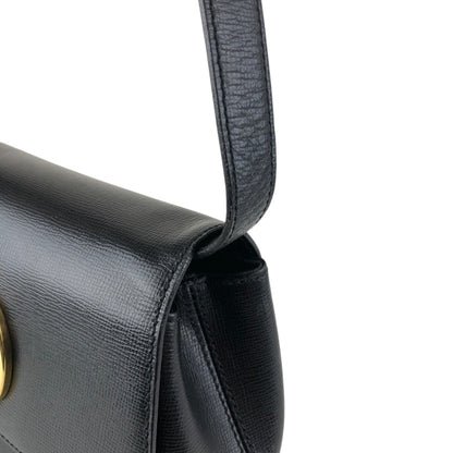 Christian Dior Turn Lock Shoulder bag Black Vintage rz2umb