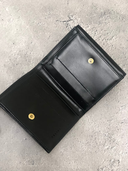CELINE Macadam 折疊皮夾 黑色 復古 5vvvzz 
