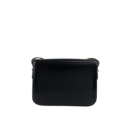 CELINE Horse Carriage Shoulder bag Black Vintage bxg55y