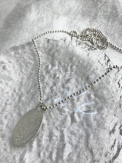 Tiffany & Co. SILVER925 Necklace Silver Vintage mxv8tz