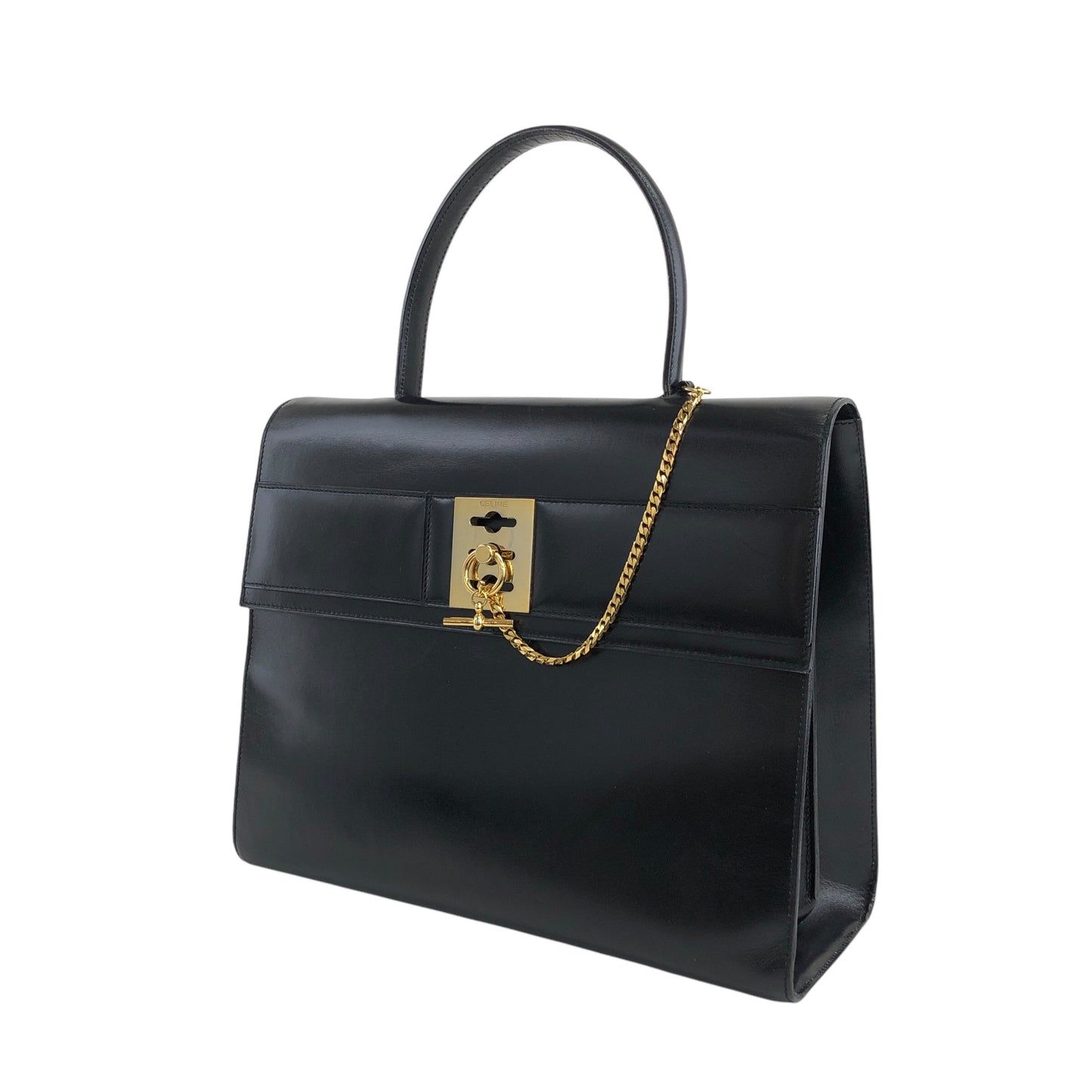 CELINE Toggle Clasp Black Vintage dwsf2b