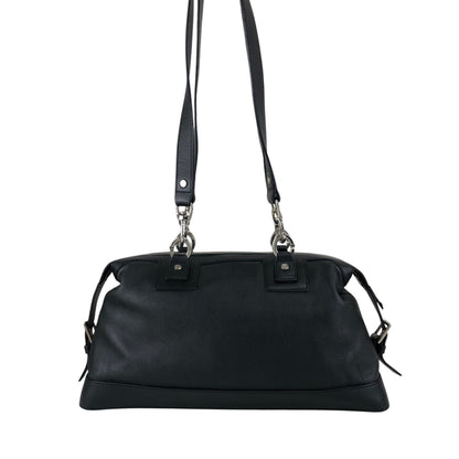 CELINE Blason Shoulder bag Black Vintage ftjas7