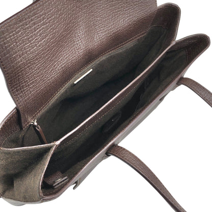 LOEWE Logo Embossed Handbag Brown Vintage zfvfp7