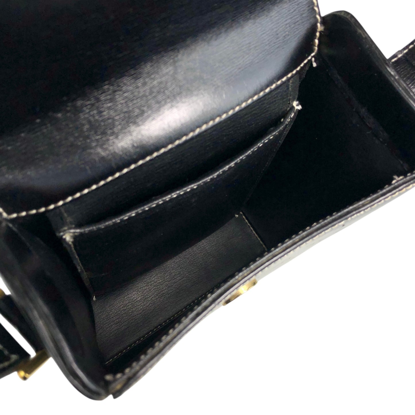 Christian Dior CD Logo Small Shoulder bag Black Vintage esfjwx