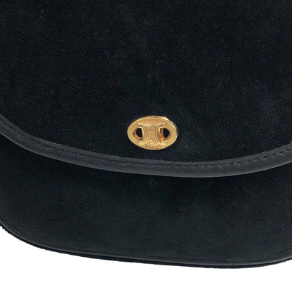 CELINE Blason Shoulder bag Black Vintage 2cgpj2