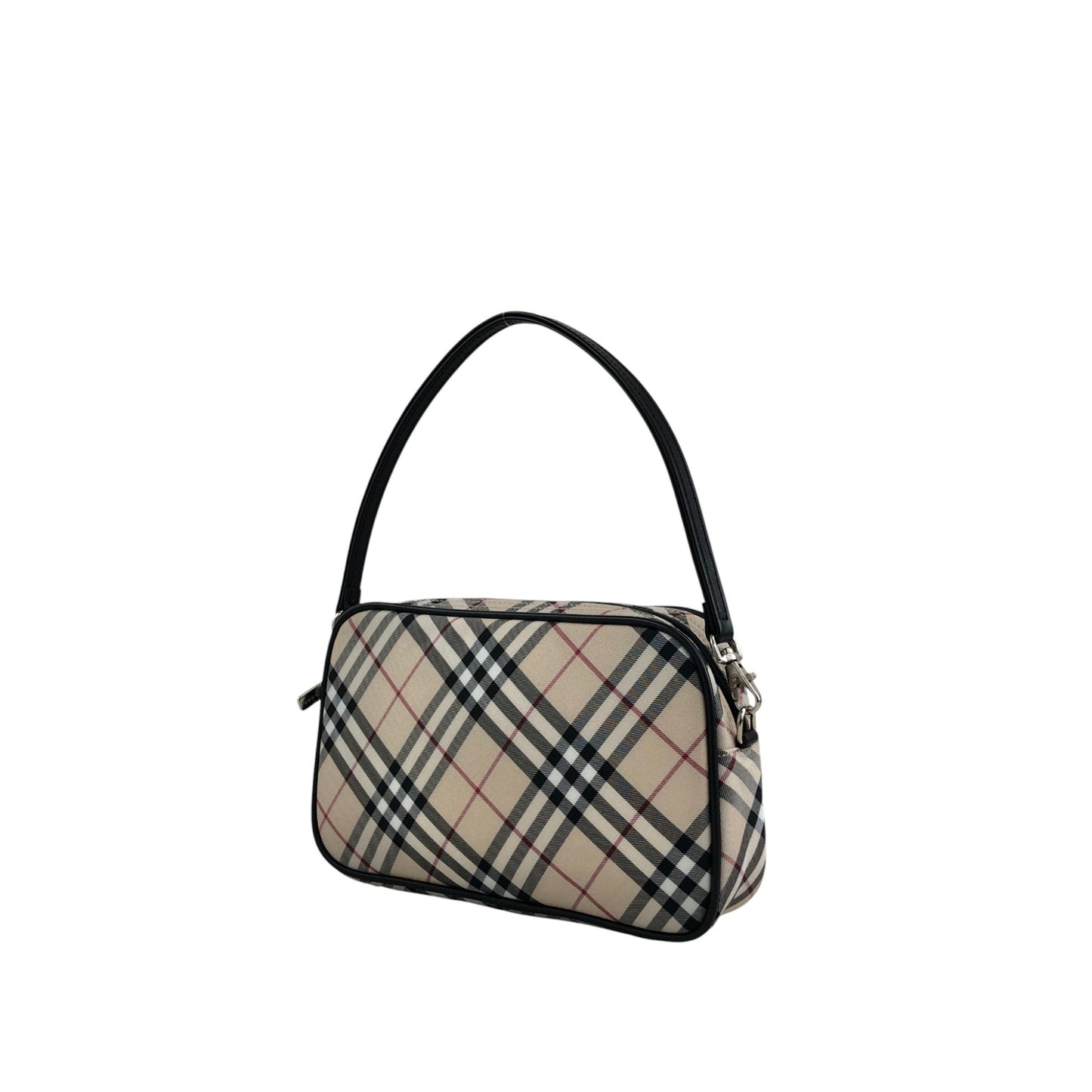 BURBERRY Nova Check Shoulder bag Beige Vintage kg336h