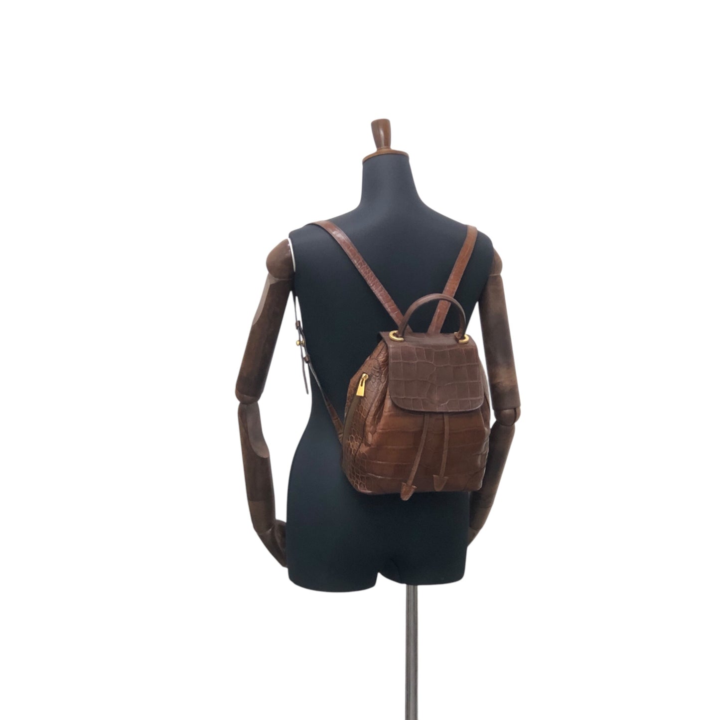 CELINE Backpack Brown Vintage vknxcp