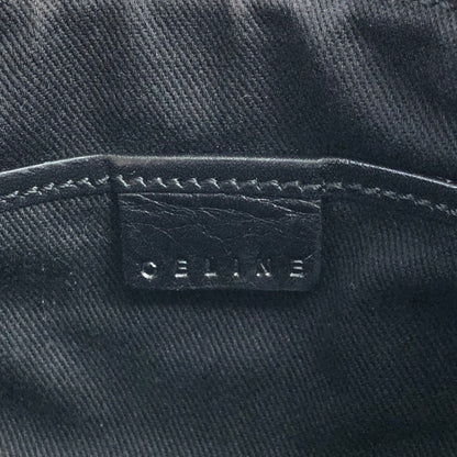 CELINE Macadam Shoulder bag Black Vintage kibhz7