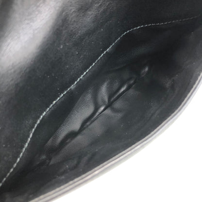 CELINE Triomphe Stitch Chain Shoulder bag Black Vintage 8u4mtc