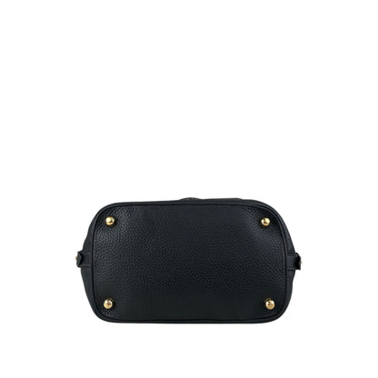 LOEWE Anagram Two-way Handbag Shoulder bag Black Vintage 2n8mxe