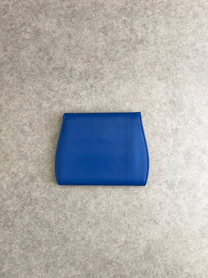 Cartier Folded Wallet Blue Vintage 7iyaaa