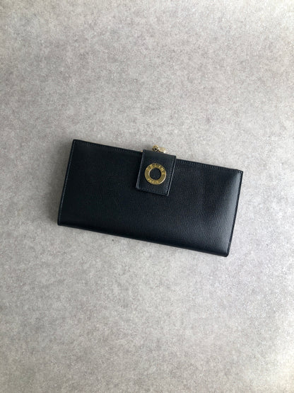 CELINE Circle Long Wallet Black Vintage eb8j2d