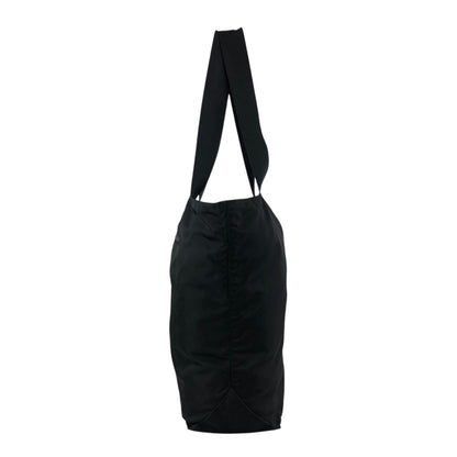 PRADA Tessuto Triangle Logo Totebag Black Vintage s4fket