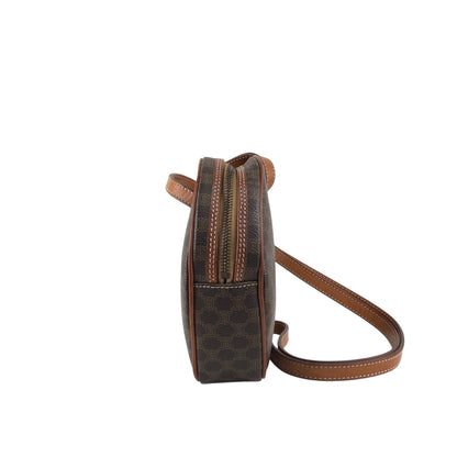 CELINE Macadam Shoulder bag Brown Vintage zhsca6