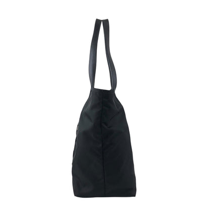 PRADA Triangle Logo Front Pocket Totebag Black Vintage p2sa5n