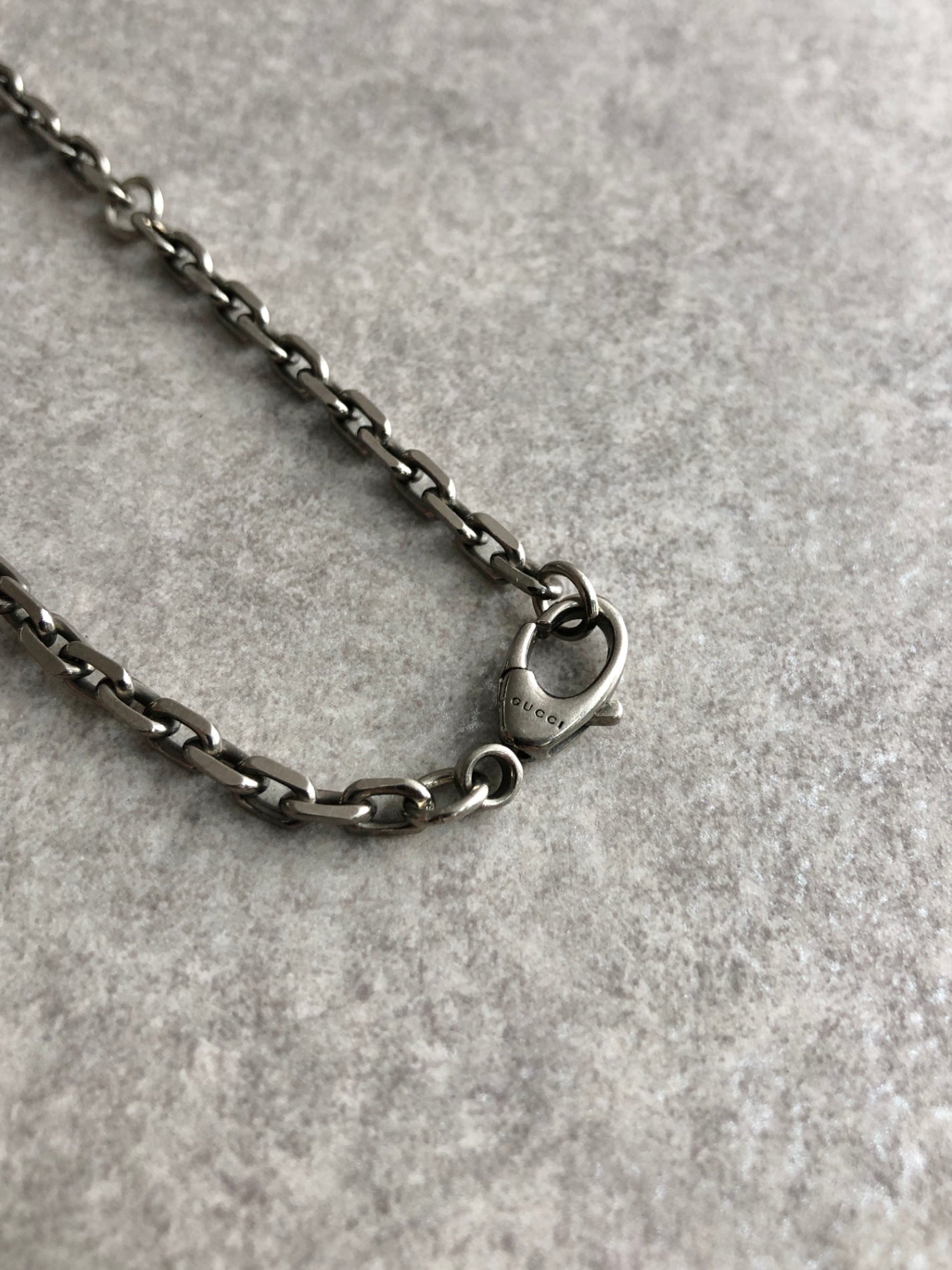 GUCCI GG SILVER925 Necklace Silver Vintage b87wbj