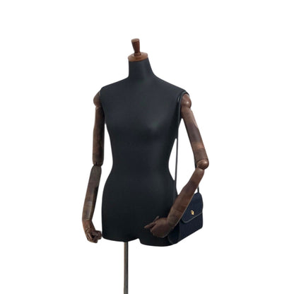 Christian Dior Logo Shoulder bag Navy Vintage f8at4h
