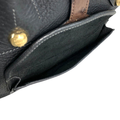 LOEWE Anagram Two-way Handbag Shoulder bag Black Vintage 2n8mxe