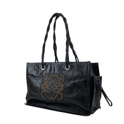 LOEWE Anagram Handbag Totebag Black Vintage n7ecge