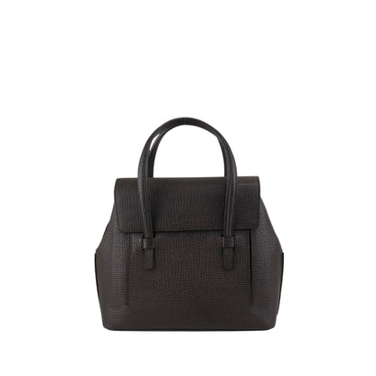 LOEWE Logo Embossed Handbag Brown Vintage xdd6ie