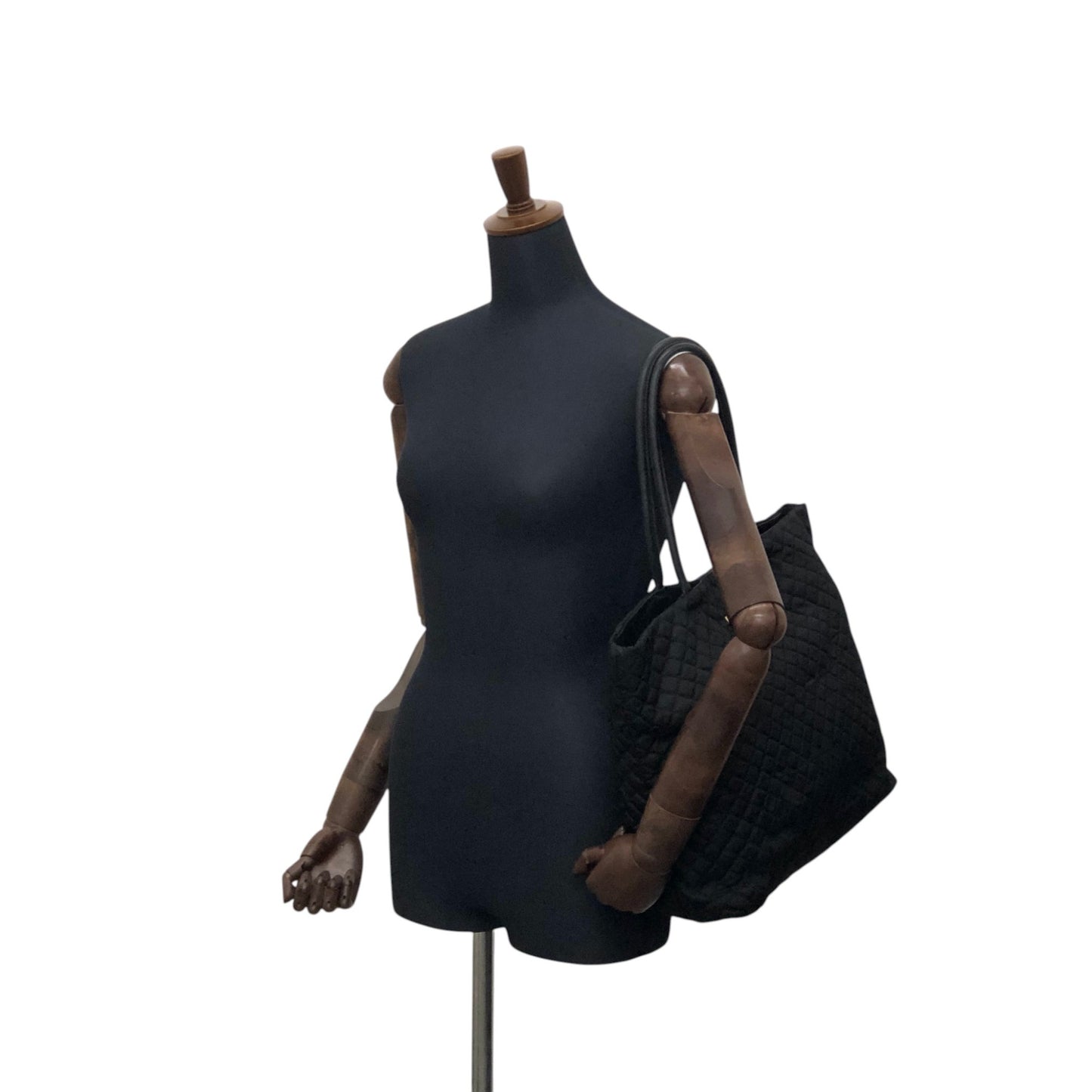PRADA Logo Totebag Black Vintage 58xguc