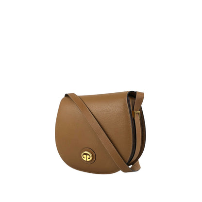 GUCCI Logo Shoulder bag Brown Vintage fmbtc6