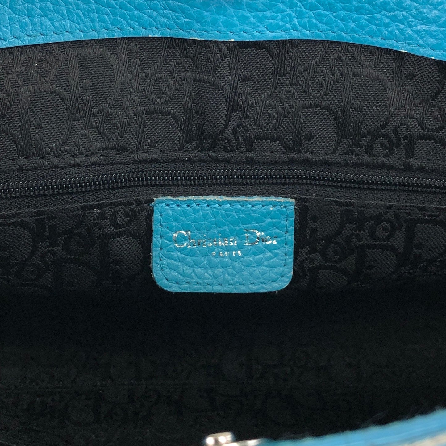Christian Dior  Handbag Light Blue Vintage ys2yth