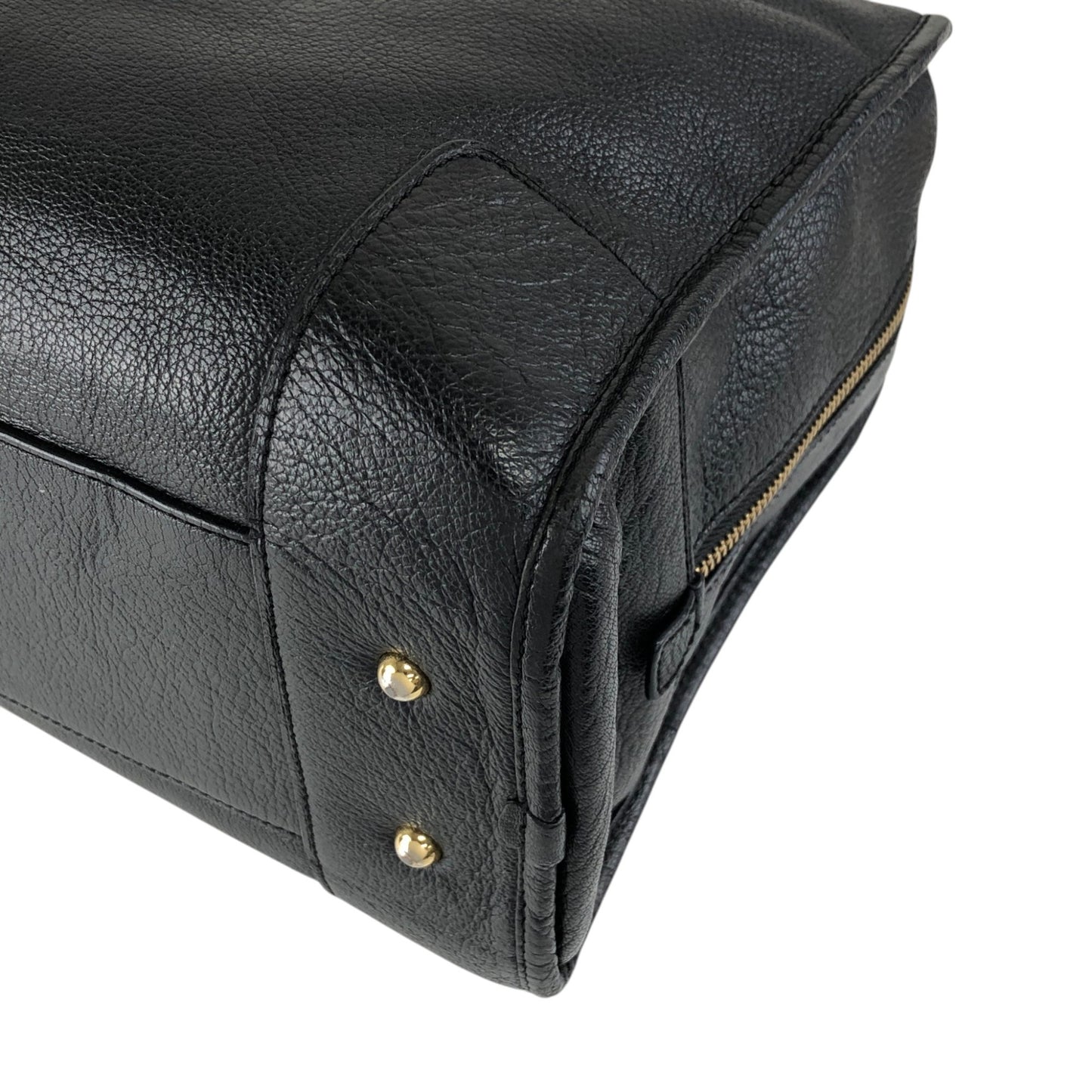 LOEWE Anagram Small Boston bag Handbag Black Vintage rtk3kf