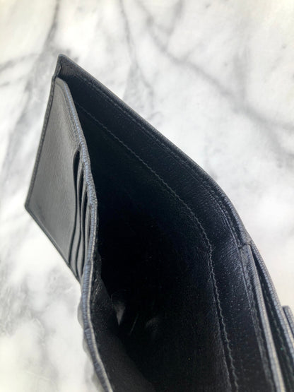 GUCCI Jackie Folded Wallet Black Vintage zawye6