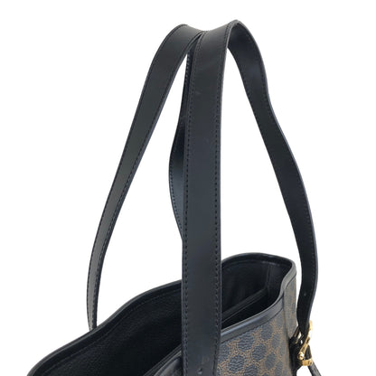 CELINE Macadam Bucket bag Totebag Black Vintage mkvzij