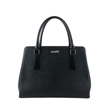 BURBERRY Logo Handbag Black Vintage jieesi
