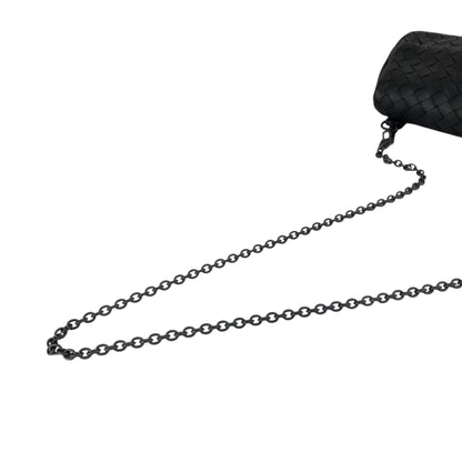 Bottega Veneta Intrecciato Shoulder bag Black Vintage 37ps5x