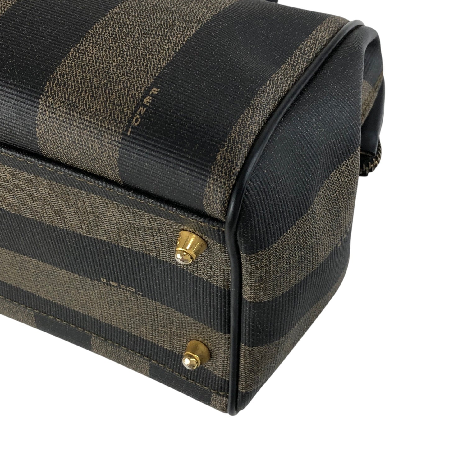 FENDI Pecan Two-way Small Boston bag Shoulder bag Brown Vintage fw8ie6