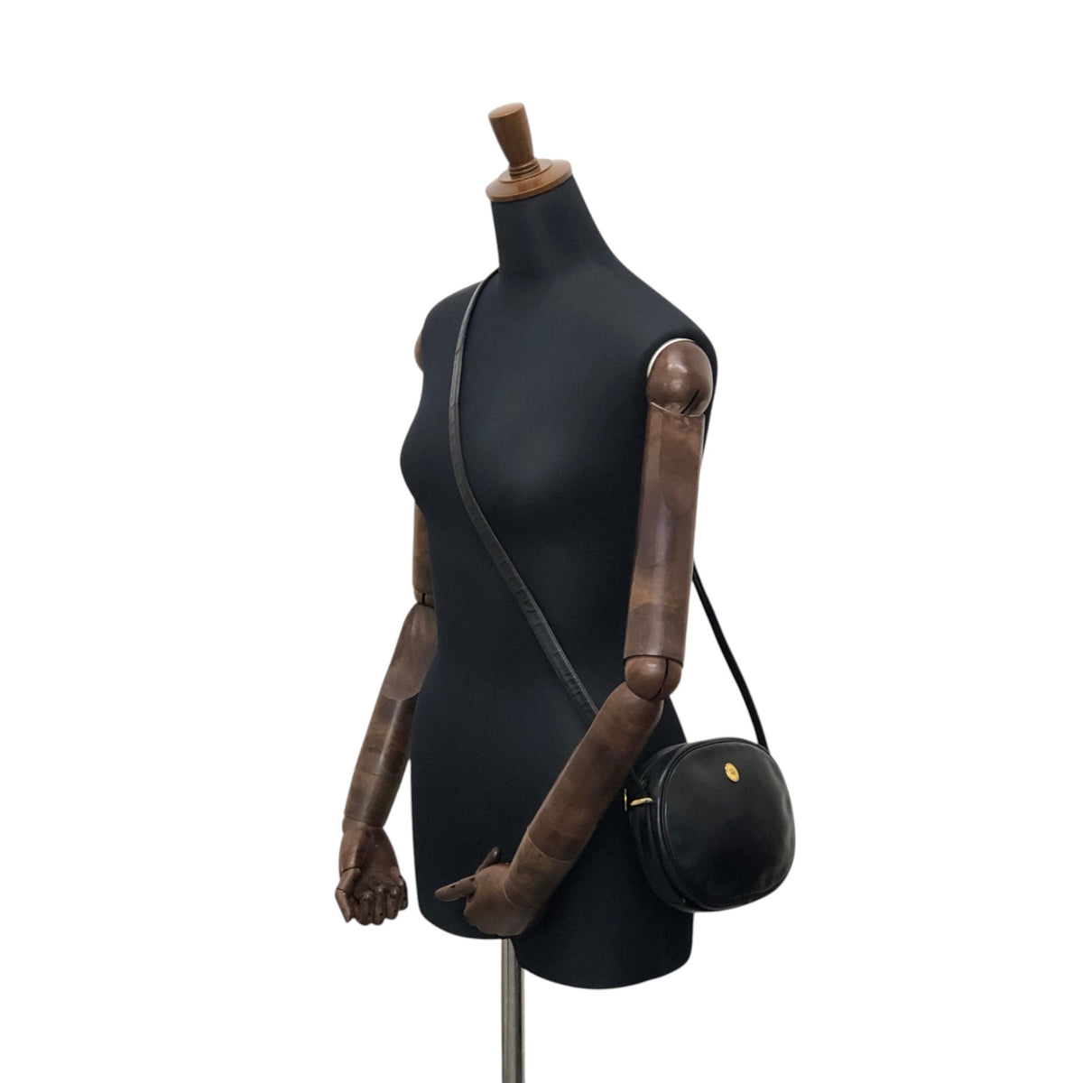 Christian Dior Logo Shoulder bag Black Vintage txbb5d
