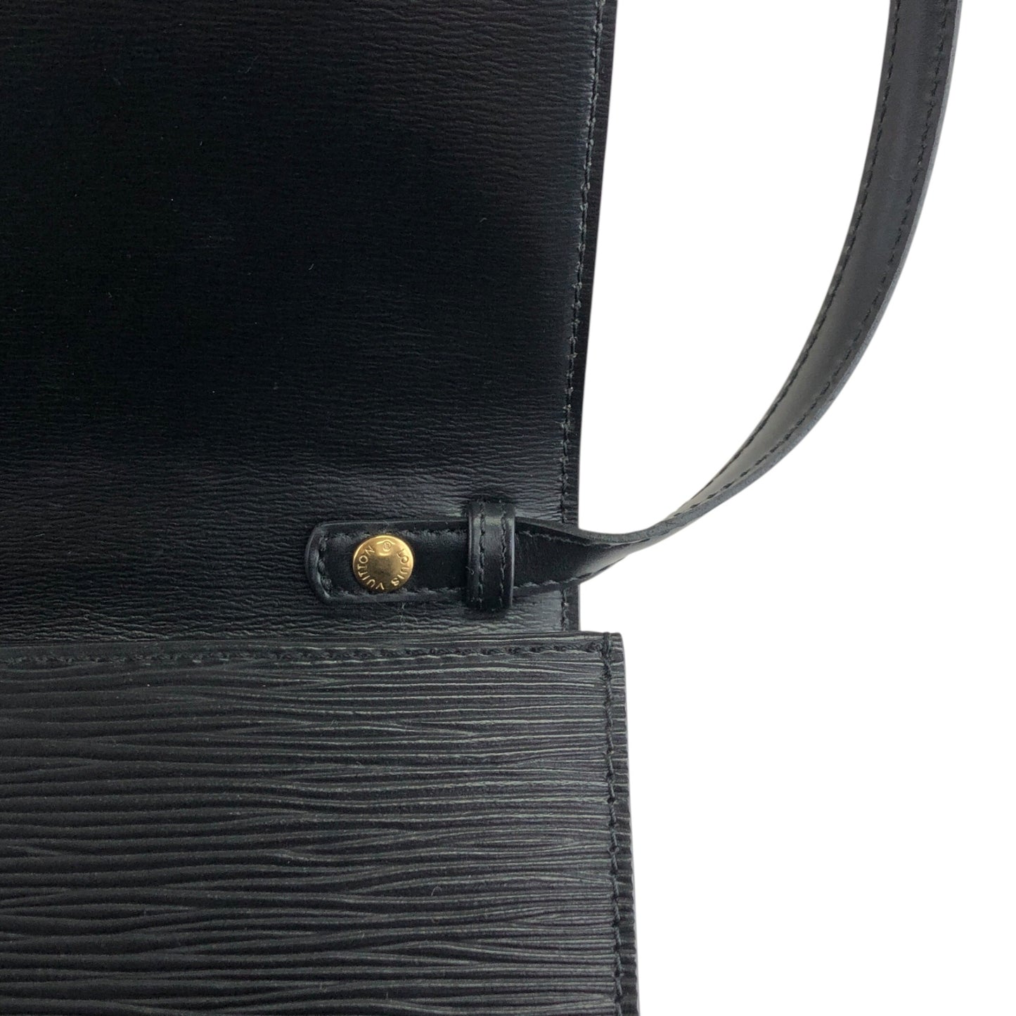 LOUIS VUITTON Epi Shoulder bag Black Vintage n8324t