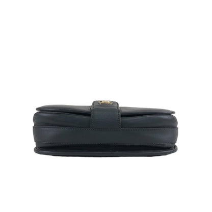 CELINE Blason Flap Shoulder bag Black Vintage xtipur