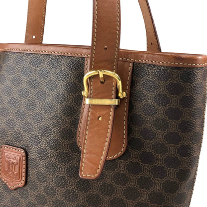 CELINE Macadam Blason Totebag Brown Vintage yvj7zp