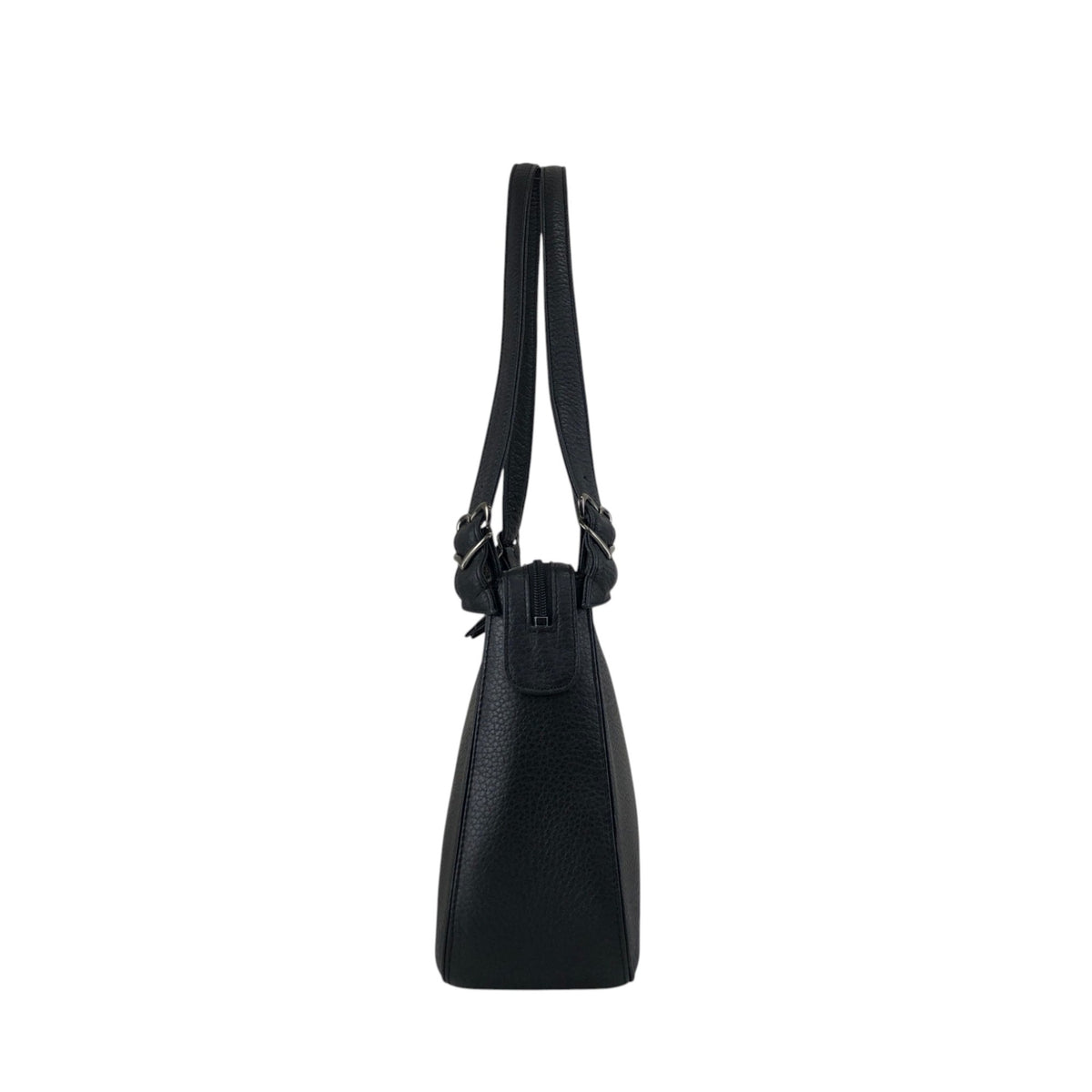 Yves Saint Laurent Logo Shoulder bag Black Vintage 2mp2vx