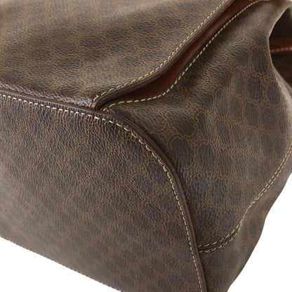 CELINE Macadam 圓形標誌吊飾背包棕色復古 idh7rg