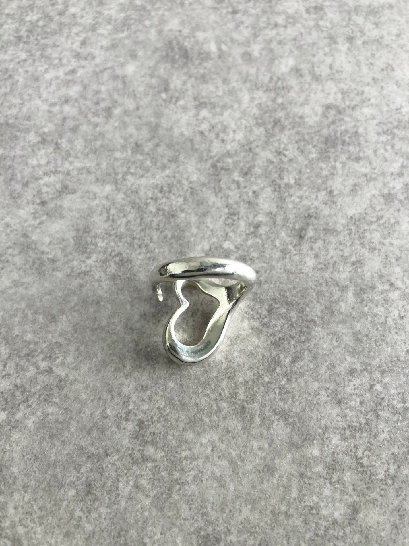 Tiffany & Co.Heart Motif SILVER925 Ring Silver Vintage mrxzxt