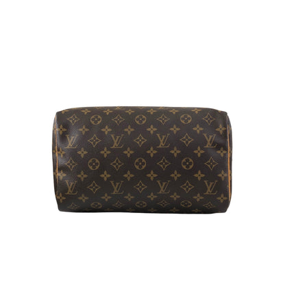 LOUIS VUITTON Monogram Small Boston bag Handbag BrownM41528  Vintage ejs7u6