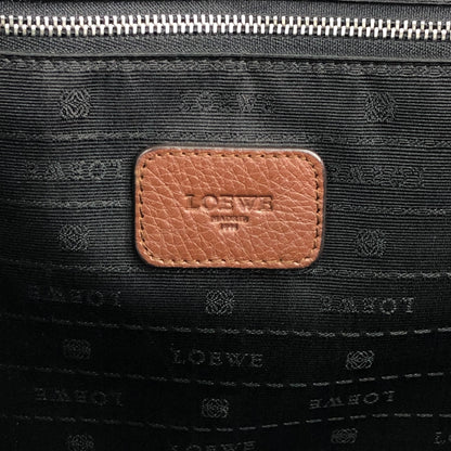 LOEWE Logo Embossed Totebag Brown Vintage 6rmryp