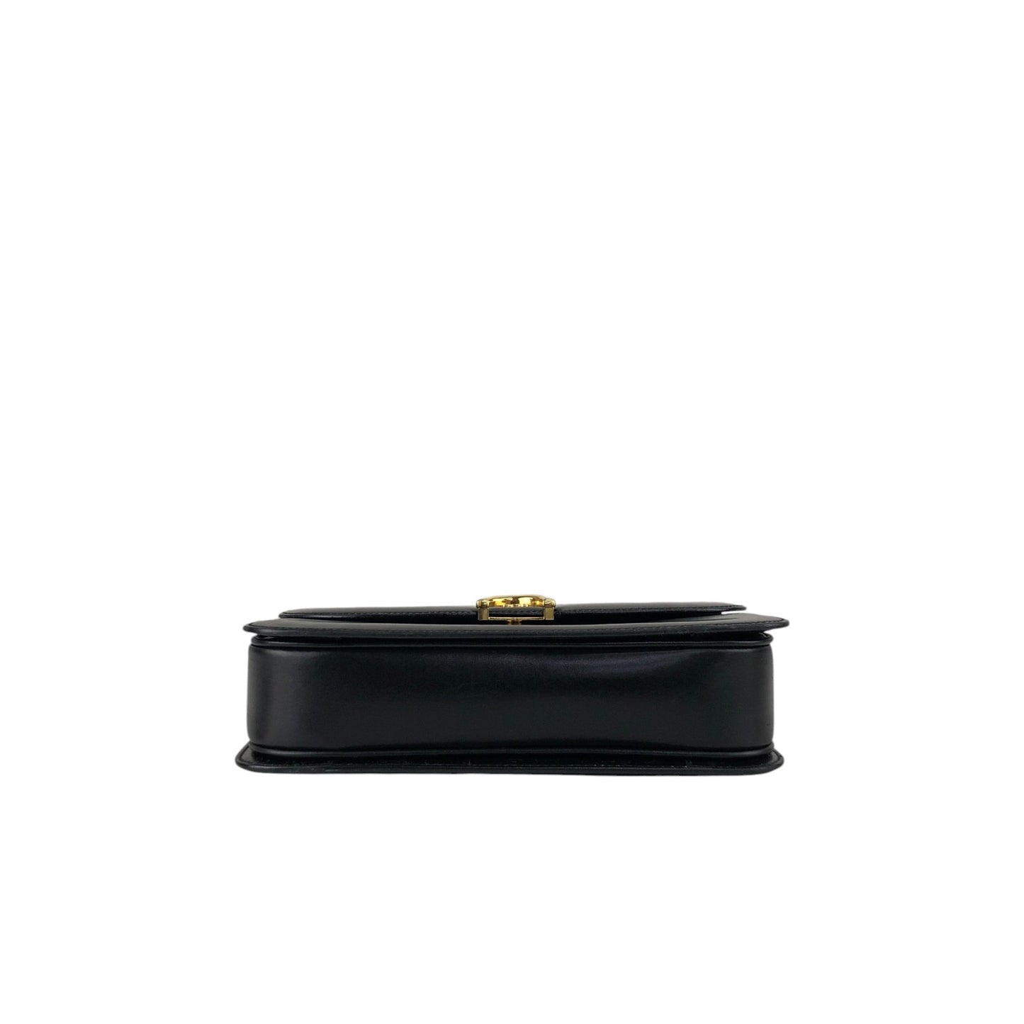 CELINE Triomphe Shoulder bag Black Vintage hvk6su