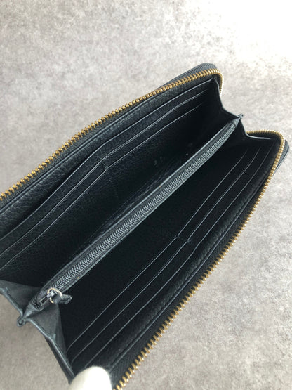 GUCCI GG Canvas Long Wallet Brown 268917 Vintage zh82g5