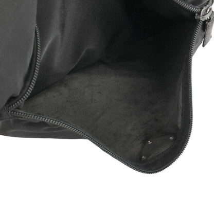 PRADA Tessuto Triangle Logo Totebag Black Vintage hszfkc