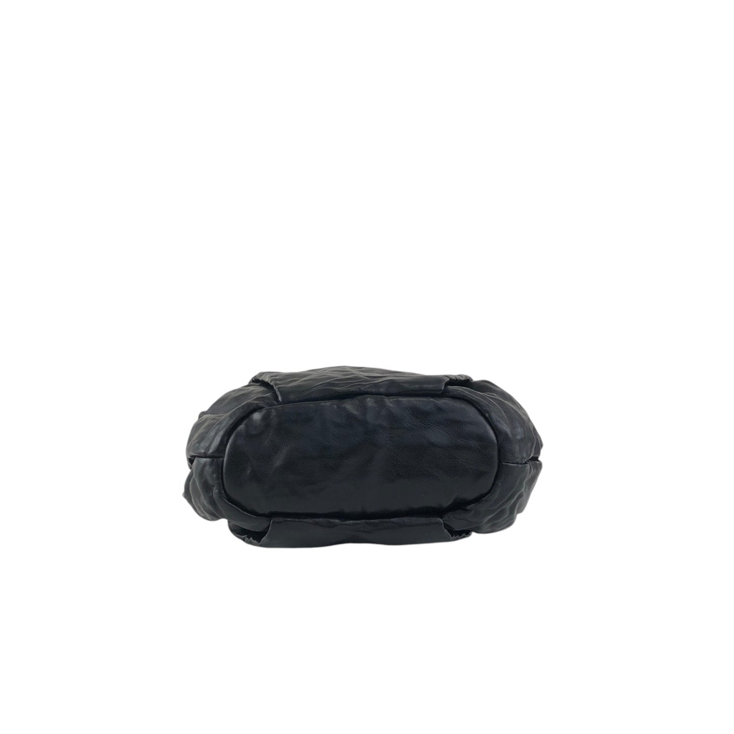 PRADA Logo Drawstring Shoulder bag Black Vintage 4zjm5c