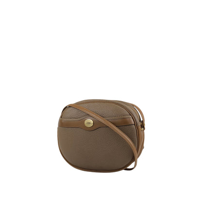 Christian Dior CD Logo Shoulder bag Brown Vintage 53vw5f