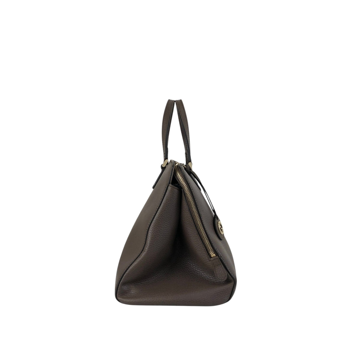 GUCCI Interlocking Two-way Handbag Shoulder bag Brown Vintage 8v35mj