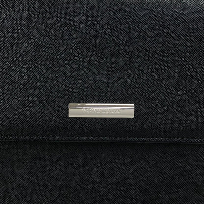 BURBERRY Logo Shoulder bag Black Vintage 5huwxe